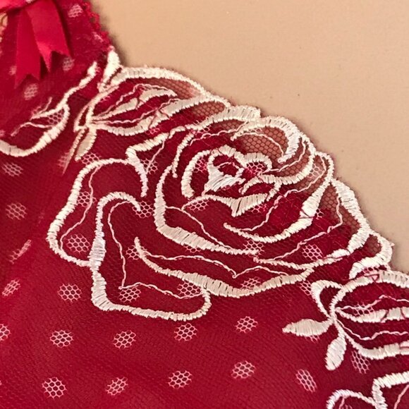 Elomi Betty Underwire Plunge Bra UK 40F US 40G EL8170 - Picture 10 of 15